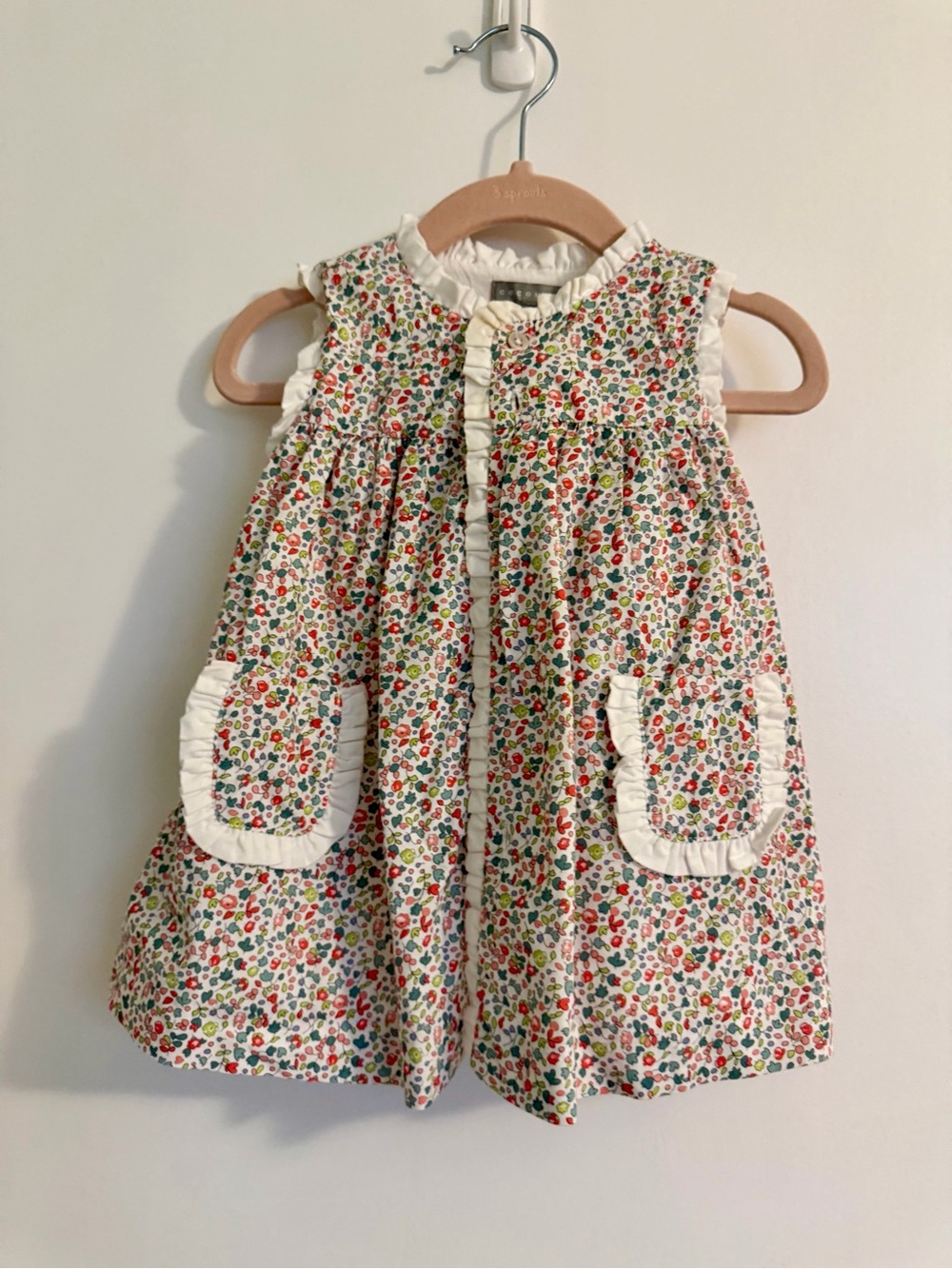 Coconut by El Corte Inglés Spanish Brand Floral Dress with Bloomers